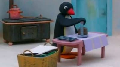 This image from the cartoon series Pingu is going viral on Twitter. (Screengrab)