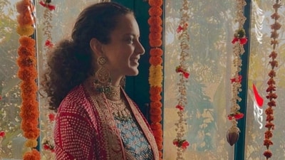 Kangana Ranaut had also shared some solo photos of herself from the Diwali celebrations. Kangana Ranaut had also shared some solo photos of herself from the Diwali celebrations.