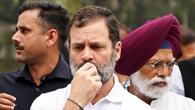 Former Congress MP Rahul Gandhi at Parliament House complex in New Delhi, (Sanjeev Verma/HT) Former Congress MP Rahul Gandhi at Parliament House complex in New Delhi, (Sanjeev Verma/HT)