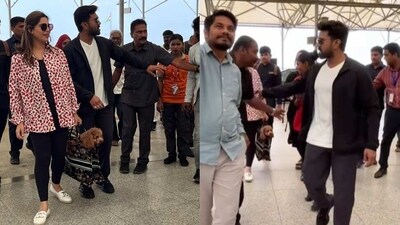 Ram Charan and Upasana flew to Dubai.
