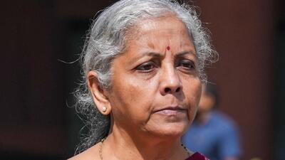 Union minister Nirmala Sitharaman. (PTI)