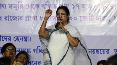 West Bengal chief minister Mamata Banerjee in Kolkata on Thursday. (Samir Jana/HT photo) West Bengal chief minister Mamata Banerjee in Kolkata on Thursday. (Samir Jana/HT photo)