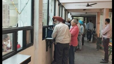 With just a day left to deposit the property tax without additional penalty and interest, 67,000 property owners are yet to deposit their taxes to the Municipal Corporation (MC). The last date to deposit the property tax for the current year (2022-23) is March 31 after which an additional 10% penalty and 18% interest on delayed payment will be charged by the MC. (HT File Photo) With just a day left to deposit the property tax without additional penalty and interest, 67,000 property owners are yet to deposit their taxes to the Municipal Corporation (MC). The last date to deposit the property tax for the current year (2022-23) is March 31 after which an additional 10% penalty and 18% interest on delayed payment will be charged by the MC. (HT File Photo)