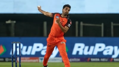 Bhuvneshwar Kumar in action for Sunrisers Hyderabad.&nbsp; (IPLT20.com)