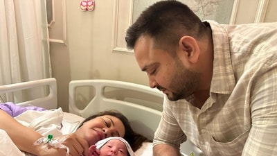 Tejashwi Yadav on Thursday revealed his newly-born daughter's name - given by his father Lalu Prasad Yadav. Tejashwi Yadav on Thursday revealed his newly-born daughter's name - given by his father Lalu Prasad Yadav.