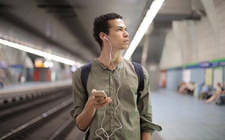You can try listening to podcast instead of watching the visual content all the time. (Picture credit: Pexels) You can try listening to podcast instead of watching the visual content all the time. (Picture credit: Pexels)