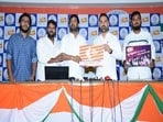 Congress leader Abhishek Dutta along with others.
