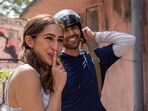Sara Ali Khan and Kartik Aaryan in a still from Love Aaj Kal. Sara Ali Khan and Kartik Aaryan in a still from Love Aaj Kal.