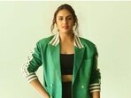 Huma Qureshi gives twist to casual fashion in a co-ord set Huma Qureshi gives twist to casual fashion in a co-ord set