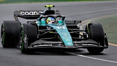Aston Martin's Spanish driver Fernando Alonso drives during the second practice session of the 2023 Formula One Australian Grand Prix at the Albert Park (AFP) Aston Martin's Spanish driver Fernando Alonso drives during the second practice session of the 2023 Formula One Australian Grand Prix at the Albert Park (AFP)