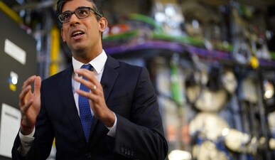 Britain's Prime Minister Rishi Sunak. (AFP)