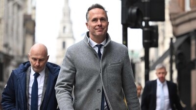 Former England cricket captain Michael Vaughan arrives to attend a Cricket Discipline Commission hearing (AFP) Former England cricket captain Michael Vaughan arrives to attend a Cricket Discipline Commission hearing (AFP)
