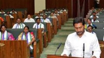 Chief minister Y S Jagan Mohan Reddy told the assembly that the one-man Commission, which studied the social and economic conditions of the Boyas in four districts, recommended their inclusion in the Scheduled Tribe list. (ANI.) Chief minister Y S Jagan Mohan Reddy told the assembly that the one-man Commission, which studied the social and economic conditions of the Boyas in four districts, recommended their inclusion in the Scheduled Tribe list. (ANI.)