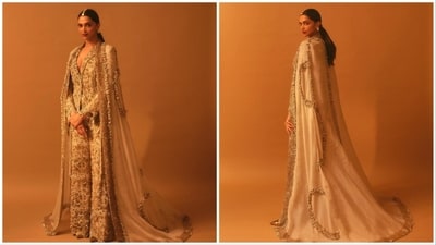 The queen of hearts, Deepika Padukone, left the internet ablaze on Friday night with her glamorous photos in a custom-made Anamika Khanna couture. (Instagram/@deepikapdukone) The queen of hearts, Deepika Padukone, left the internet ablaze on Friday night with her glamorous photos in a custom-made Anamika Khanna couture. (Instagram/@deepikapdukone)