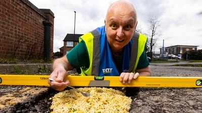 For Morrell, potholes aren't just a nuisance but a menace.