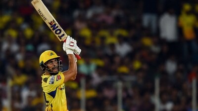 CSK batted first and their innings was anchored by a masterful 92 off 50 balls from Ruturaj Gaikwad (AFP) CSK batted first and their innings was anchored by a masterful 92 off 50 balls from Ruturaj Gaikwad (AFP)