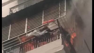 Household items were gutted but no casualties were reported, said officials. (Sourced) Household items were gutted but no casualties were reported, said officials. (Sourced)