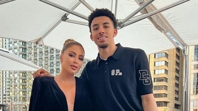 Larsa Pippen with her son Scotty Pippen Jr Larsa Pippen with her son Scotty Pippen Jr