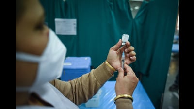 PMC received stock of 13,000 Covishield doses and 10,000 Covaxin doses in January this year. (HT PHOTO) PMC received stock of 13,000 Covishield doses and 10,000 Covaxin doses in January this year. (HT PHOTO)