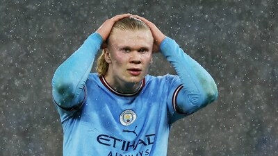 Manchester City's Erling Braut Haaland (REUTERS)