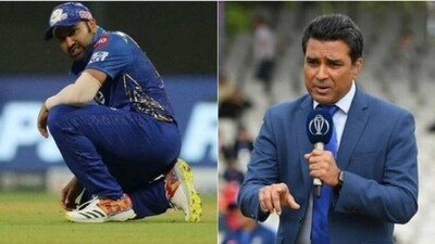 Rohit Sharma; Sanjay Manjrekar Rohit Sharma; Sanjay Manjrekar