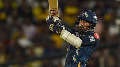 Wriddhiman Saha started what turned out to be a masterful chase from GT with 25 off 16 balls (AFP) Wriddhiman Saha started what turned out to be a masterful chase from GT with 25 off 16 balls (AFP)