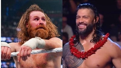 Sami Zayn; Roman Reigns (Twitter) Sami Zayn; Roman Reigns (Twitter)