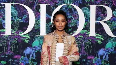 Hollywood actor Yara Shahidi also attended the Dior fashion show in Mumbai. Hollywood actor Yara Shahidi also attended the Dior fashion show in Mumbai. 