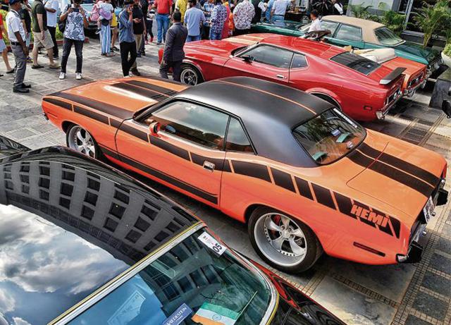 Ravi Shastri’s Audi 100, from the 1985 cricket world championship, made its debut alongside cars from North America such as the Mustang and the Cuda. Ravi Shastri’s Audi 100, from the 1985 cricket world championship, made its debut alongside cars from North America such as the Mustang and the Cuda.