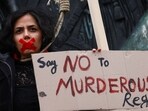 A supporter of the Iranian women life freedom movement takes part in a demonstration, during the Munich Security Conference (MSC) in Munich, Germany February 18. 