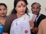 Congress worker Rajkumari Gupta, who reportedly transferred her house in Delhi's Mangolpuri to disqualified MP Rahul Gandhi. Congress worker Rajkumari Gupta, who reportedly transferred her house in Delhi's Mangolpuri to disqualified MP Rahul Gandhi.