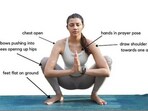 Alia Bhatt’s trainer demonstrates yoga asanas using a wall