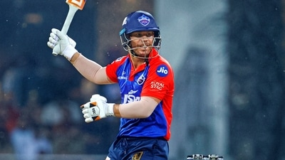 David Warner scored a half century but it was of no use as DC were restricted to a score of 143/9 (DC Twitter)