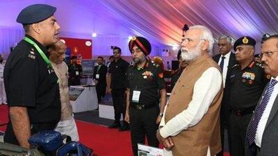 PM Modi addressed at the Combined Commanders’ Conference in Bhopal (ANi Photo) PM Modi addressed at the Combined Commanders’ Conference in Bhopal (ANi Photo)