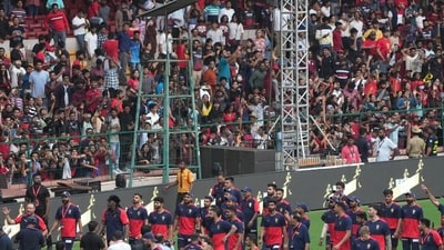 Chinnaswamy stadium in Bengaluru. (PTI)