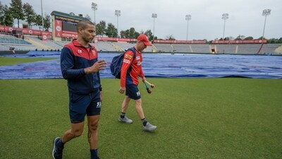 Punjab Kings captain Shikhar Dhawan with coaching staff during a practice session ahead of the IPL 2023 (PTI) Punjab Kings captain Shikhar Dhawan with coaching staff during a practice session ahead of the IPL 2023 (PTI)