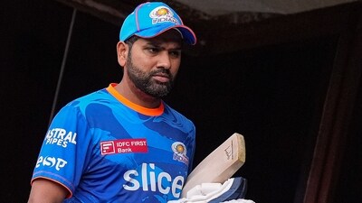 Bengaluru: Mumbai Indians captain Rohit Sharma after the practice session ahead of the match against Royal Challengers Bangalore at M Chinnaswamy Stadium, in Bengaluru, Saturday, April 1, 2023. (PTI Photo/Shailendra Bhojak)(PTI04_01_2023_000233A) (PTI) Bengaluru: Mumbai Indians captain Rohit Sharma after the practice session ahead of the match against Royal Challengers Bangalore at M Chinnaswamy Stadium, in Bengaluru, Saturday, April 1, 2023. (PTI Photo/Shailendra Bhojak)(PTI04_01_2023_000233A) (PTI)