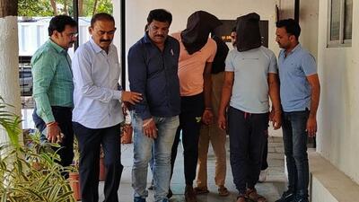 Thane, India - April 01, 2023: Thane crime branch arrest two Nigerian citizens for smuggling drugs, in Thane, India, on Saturday, April 01, 2023. (Praful Gangurde/HT Photo) (HT PHOTO)