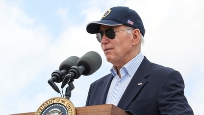Joe Biden: US President Joe Biden delivers remarks. (Reuters)