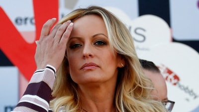 Stormy Daniels, whose real name is Stephanie Clifford, is married to a fellow adult film star and has a young daughter. (REUTERS)