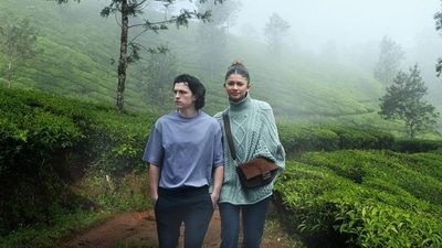 Zendaya, Tom Holland's photo was shared by Kerala Tourism on April 1. Zendaya, Tom Holland's photo was shared by Kerala Tourism on April 1.