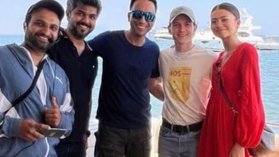 Zendaya and Tom Holland arrived in Mumbai on Friday. Zendaya and Tom Holland arrived in Mumbai on Friday.
