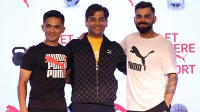 Virat Kohli, Sunil Chhetri Virat Kohli, Sunil Chhetri