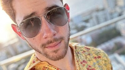 Nick Jonas in Mumbai. Nick Jonas in Mumbai.