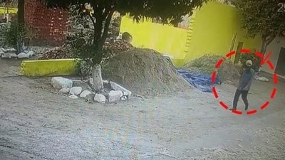 The Punjab Police gathered a CCTV camera footage of Papalpreet Singh casually walking in a compound of a dera and connecting link roads on March 29 morning. The Punjab Police gathered a CCTV camera footage of Papalpreet Singh casually walking in a compound of a dera and connecting link roads on March 29 morning.