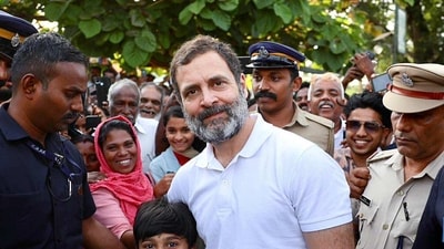 The election rally will be the first such public meeting of Rahul Gandhi after he was disqualified as a member of Lok Sabha. (Congress Twitter) The election rally will be the first such public meeting of Rahul Gandhi after he was disqualified as a member of Lok Sabha. (Congress Twitter)