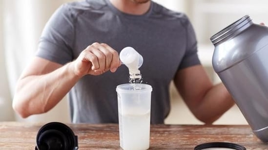 Protein shakes: Drinking protein shakes can help you feel full and reduce your appetite, making it easier to stick to a calorie-controlled diet.&nbsp;(Shutterstock)