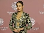 Sara Ali Khan at the inauguration of the Nita Mukesh Ambani Cultural Centre (NMACC) at the Jio World Centre (JWC) in Mumbai on April 1, 2023. (Photo by SUJIT JAISWAL / AFP) Sara Ali Khan at the inauguration of the Nita Mukesh Ambani Cultural Centre (NMACC) at the Jio World Centre (JWC) in Mumbai on April 1, 2023. (Photo by SUJIT JAISWAL / AFP)