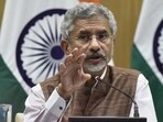 External affairs minister S Jaishankar. (HT PHOTO) External affairs minister S Jaishankar. (HT PHOTO)