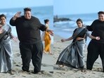 The image, taken from the viral video, shows the duo dancing to the mashup of TumTum and Butta Bomma. 